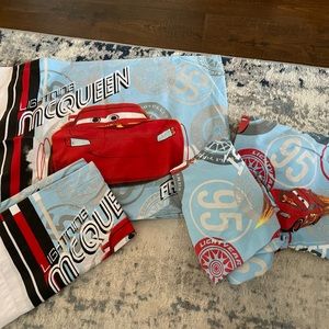 Disney Cars Lightning McQueen Bed Sheets